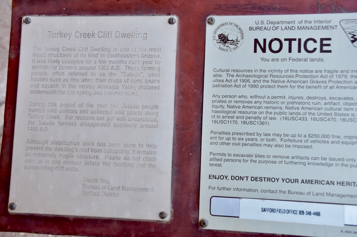 information plaque